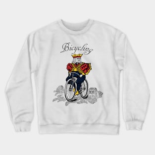 bicycling king Crewneck Sweatshirt